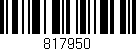 Código de barras (EAN, GTIN, SKU, ISBN): '817950'