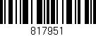 Código de barras (EAN, GTIN, SKU, ISBN): '817951'