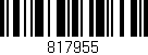 Código de barras (EAN, GTIN, SKU, ISBN): '817955'
