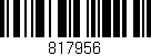 Código de barras (EAN, GTIN, SKU, ISBN): '817956'