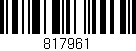Código de barras (EAN, GTIN, SKU, ISBN): '817961'