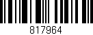Código de barras (EAN, GTIN, SKU, ISBN): '817964'