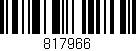 Código de barras (EAN, GTIN, SKU, ISBN): '817966'