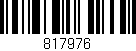 Código de barras (EAN, GTIN, SKU, ISBN): '817976'