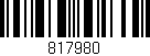 Código de barras (EAN, GTIN, SKU, ISBN): '817980'