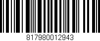 Código de barras (EAN, GTIN, SKU, ISBN): '817980012943'