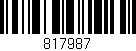 Código de barras (EAN, GTIN, SKU, ISBN): '817987'