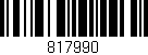 Código de barras (EAN, GTIN, SKU, ISBN): '817990'