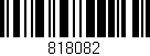 Código de barras (EAN, GTIN, SKU, ISBN): '818082'
