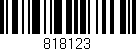 Código de barras (EAN, GTIN, SKU, ISBN): '818123'