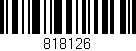 Código de barras (EAN, GTIN, SKU, ISBN): '818126'