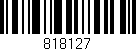 Código de barras (EAN, GTIN, SKU, ISBN): '818127'