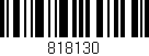 Código de barras (EAN, GTIN, SKU, ISBN): '818130'