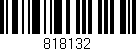 Código de barras (EAN, GTIN, SKU, ISBN): '818132'