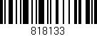 Código de barras (EAN, GTIN, SKU, ISBN): '818133'
