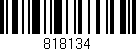 Código de barras (EAN, GTIN, SKU, ISBN): '818134'