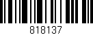 Código de barras (EAN, GTIN, SKU, ISBN): '818137'