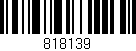 Código de barras (EAN, GTIN, SKU, ISBN): '818139'