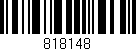 Código de barras (EAN, GTIN, SKU, ISBN): '818148'