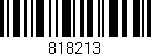 Código de barras (EAN, GTIN, SKU, ISBN): '818213'