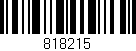 Código de barras (EAN, GTIN, SKU, ISBN): '818215'