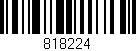 Código de barras (EAN, GTIN, SKU, ISBN): '818224'