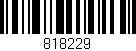 Código de barras (EAN, GTIN, SKU, ISBN): '818229'