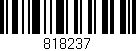 Código de barras (EAN, GTIN, SKU, ISBN): '818237'