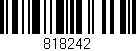 Código de barras (EAN, GTIN, SKU, ISBN): '818242'