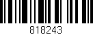 Código de barras (EAN, GTIN, SKU, ISBN): '818243'