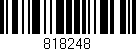 Código de barras (EAN, GTIN, SKU, ISBN): '818248'