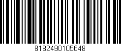 Código de barras (EAN, GTIN, SKU, ISBN): '8182490105648'