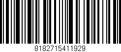 Código de barras (EAN, GTIN, SKU, ISBN): '8182715411929'