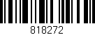 Código de barras (EAN, GTIN, SKU, ISBN): '818272'