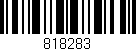 Código de barras (EAN, GTIN, SKU, ISBN): '818283'