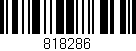Código de barras (EAN, GTIN, SKU, ISBN): '818286'