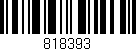 Código de barras (EAN, GTIN, SKU, ISBN): '818393'