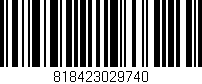 Código de barras (EAN, GTIN, SKU, ISBN): '818423029740'