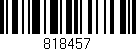 Código de barras (EAN, GTIN, SKU, ISBN): '818457'