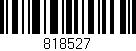 Código de barras (EAN, GTIN, SKU, ISBN): '818527'