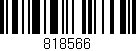 Código de barras (EAN, GTIN, SKU, ISBN): '818566'