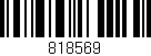 Código de barras (EAN, GTIN, SKU, ISBN): '818569'