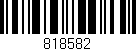 Código de barras (EAN, GTIN, SKU, ISBN): '818582'