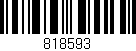 Código de barras (EAN, GTIN, SKU, ISBN): '818593'