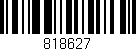 Código de barras (EAN, GTIN, SKU, ISBN): '818627'