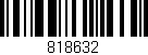 Código de barras (EAN, GTIN, SKU, ISBN): '818632'