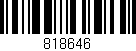 Código de barras (EAN, GTIN, SKU, ISBN): '818646'