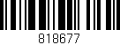 Código de barras (EAN, GTIN, SKU, ISBN): '818677'