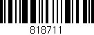 Código de barras (EAN, GTIN, SKU, ISBN): '818711'