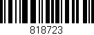 Código de barras (EAN, GTIN, SKU, ISBN): '818723'